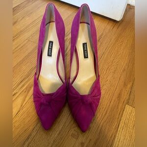 Nine West hot pink heels